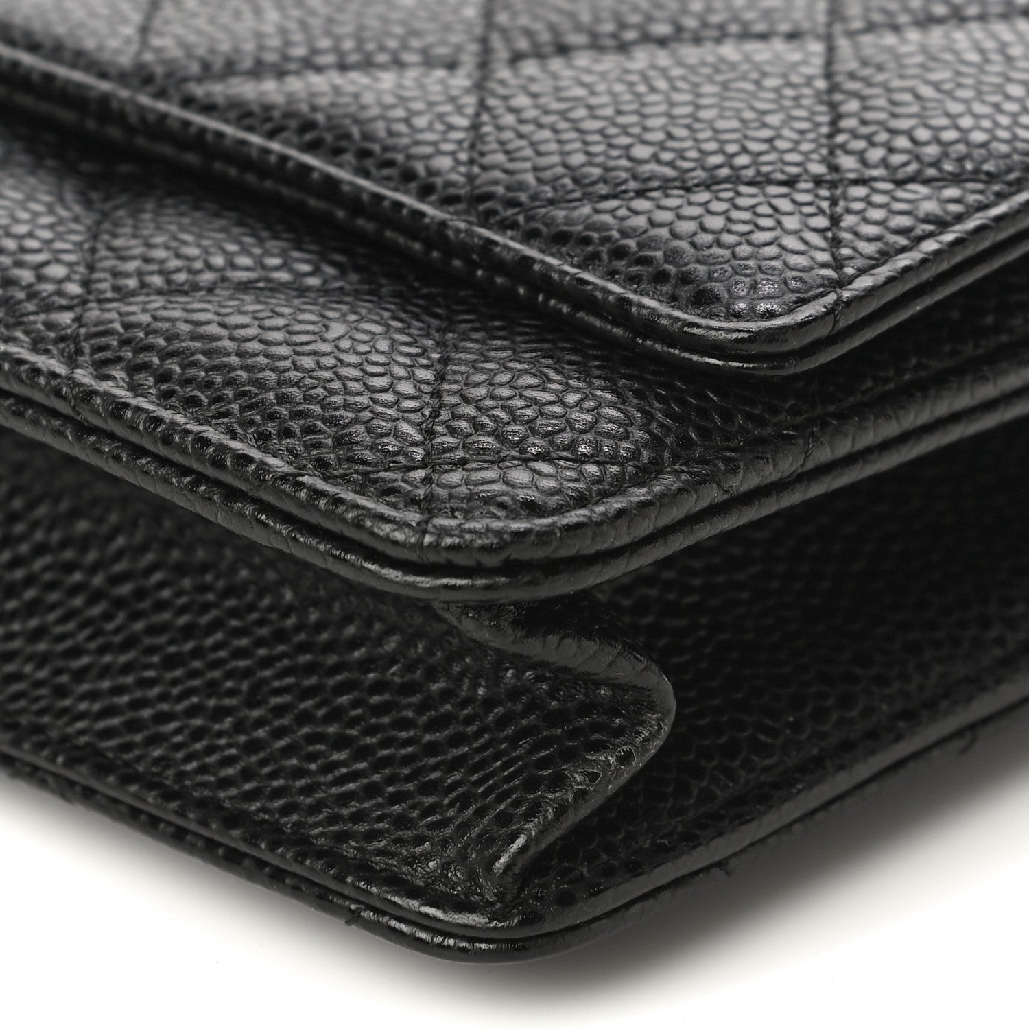Chanel Caviar Quilted Wallet On Chain WOC Black 12 of 12