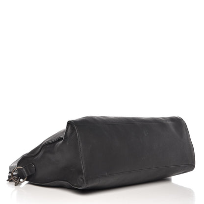 Balenciaga Veau Soyeux Perforated Blackout Hardware City Black 4 of 15