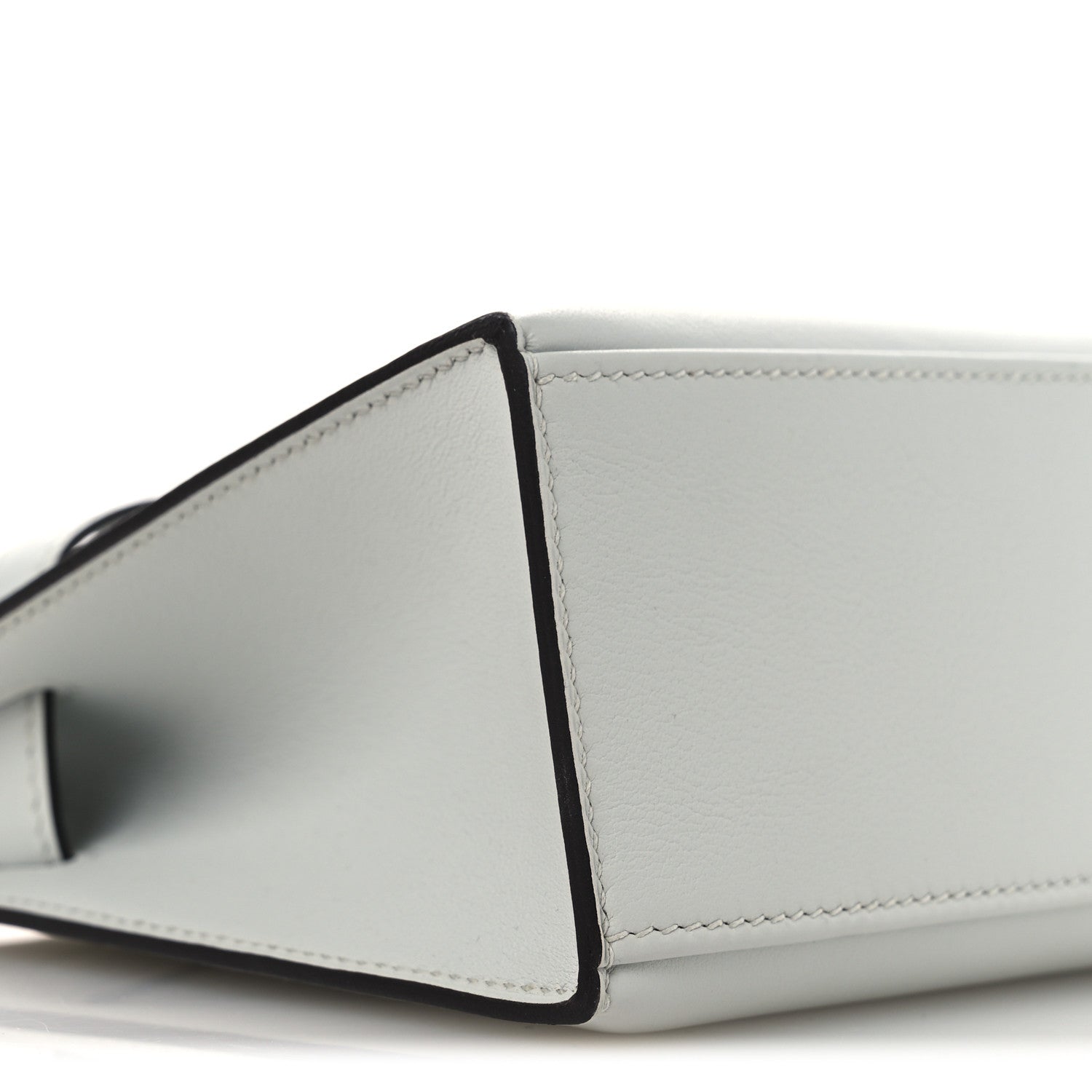 Hermes Swift Kelly Pochette Clutch Gris Platine 9 of 13