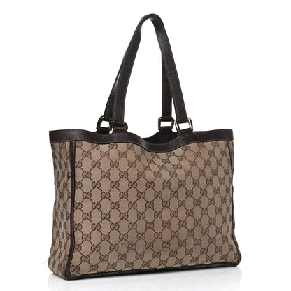 Gucci Monogram Abbey D Ring Tote Dark Brown 2 of 15