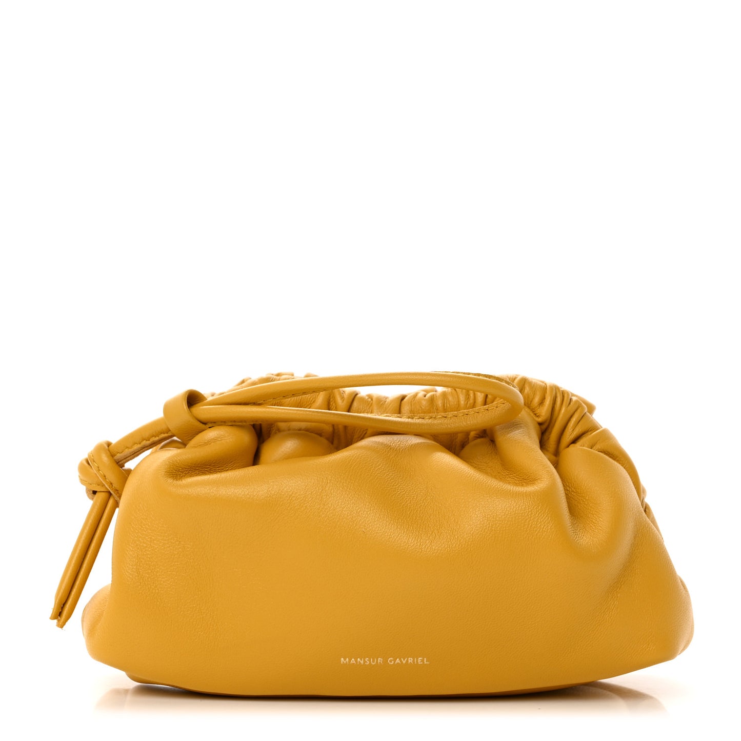Lambskin Mini Cloud Wristlet Sun