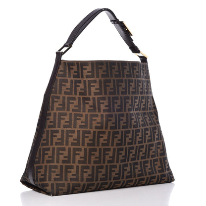 Fendi Zucca Large Hobo Tobacco 3 of 13