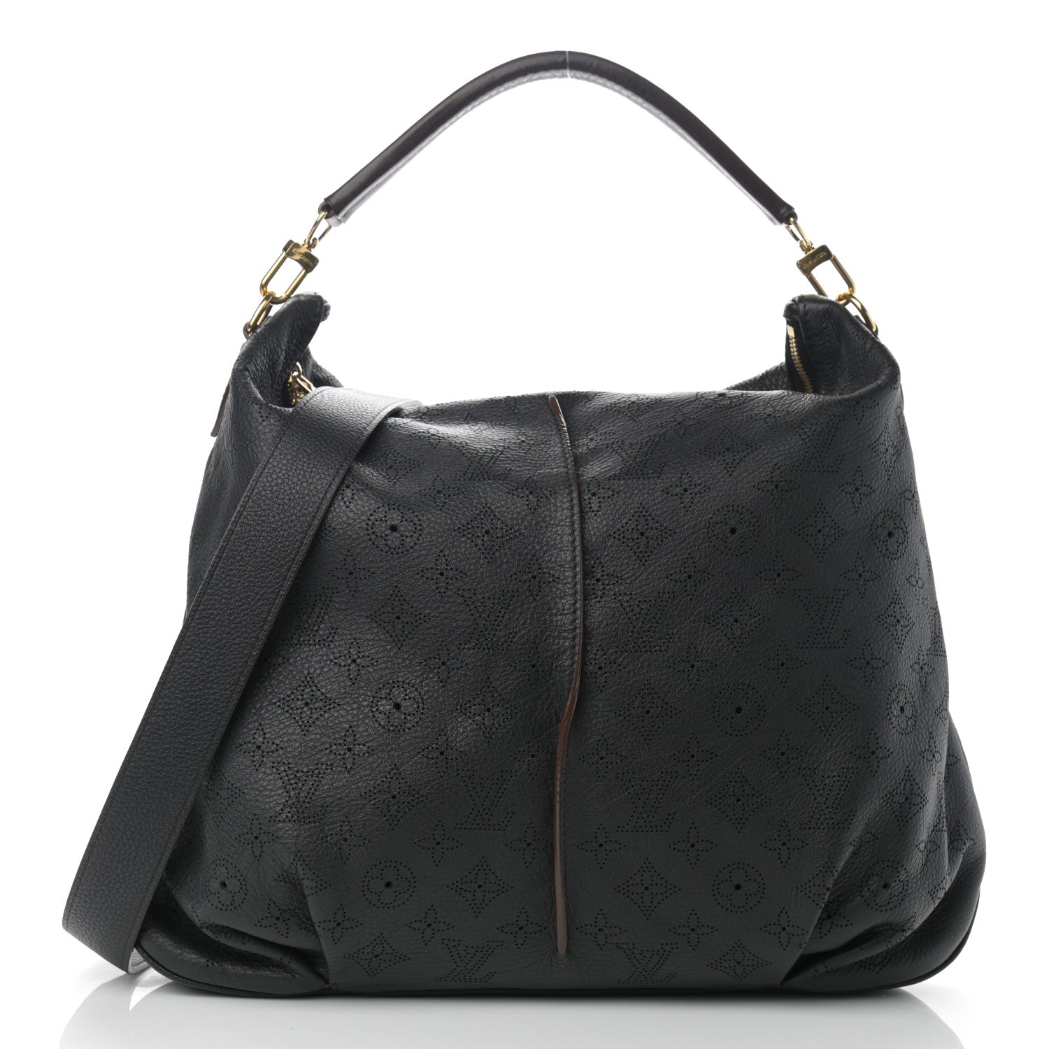 Louis Vuitton Mahina Selene MM Black 3 of 11