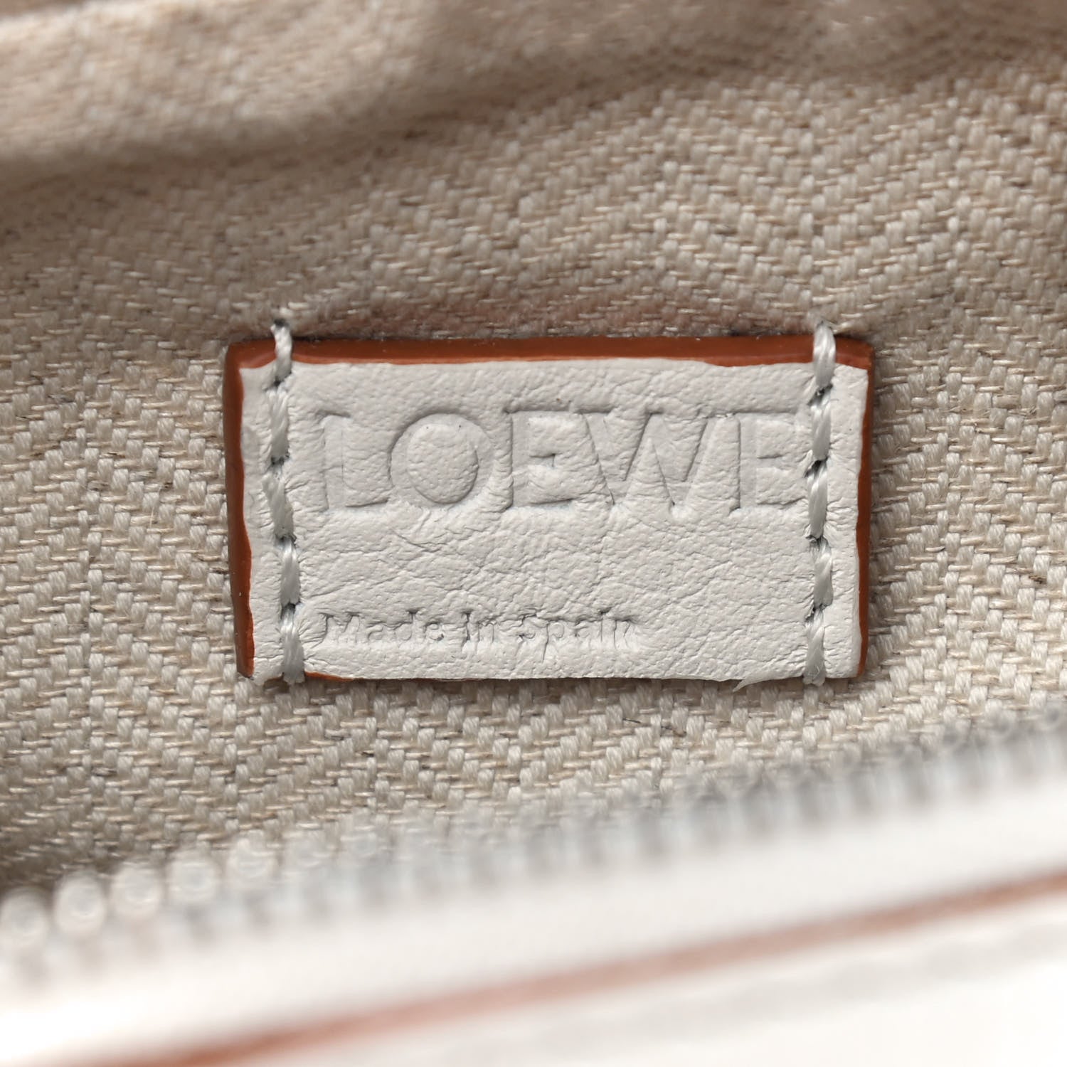 Loewe Calfskin Nano Puzzle Bag White 6 of 10