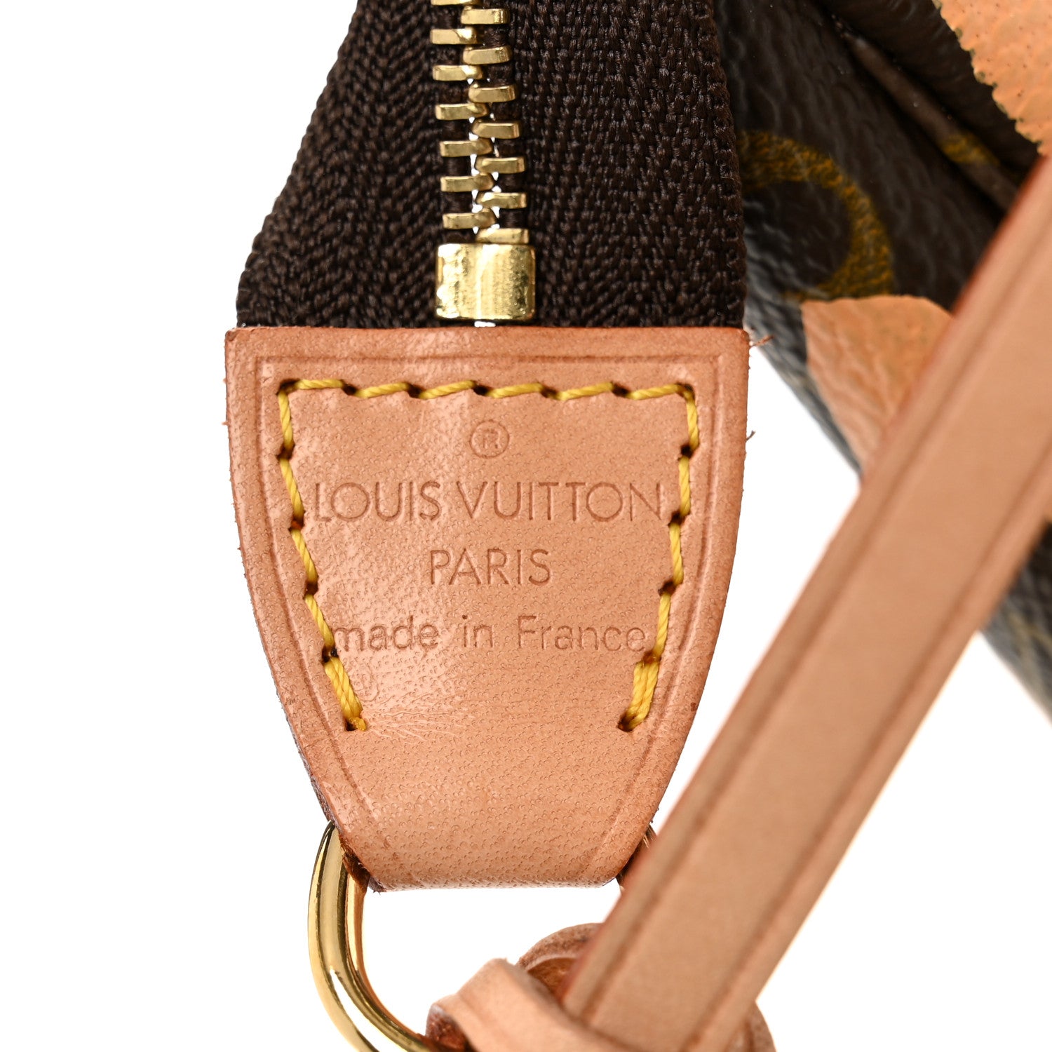 Louis Vuitton Monogram Graffiti Pochette Accessories Peach 1796061