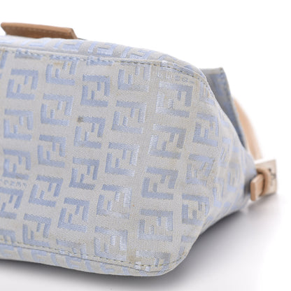 Fendi Zucchino Mini Mama Baguette Blue 9 of 11