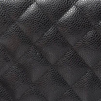 Chanel Caviar Quilted Jumbo Single Flap Black 9 of 17