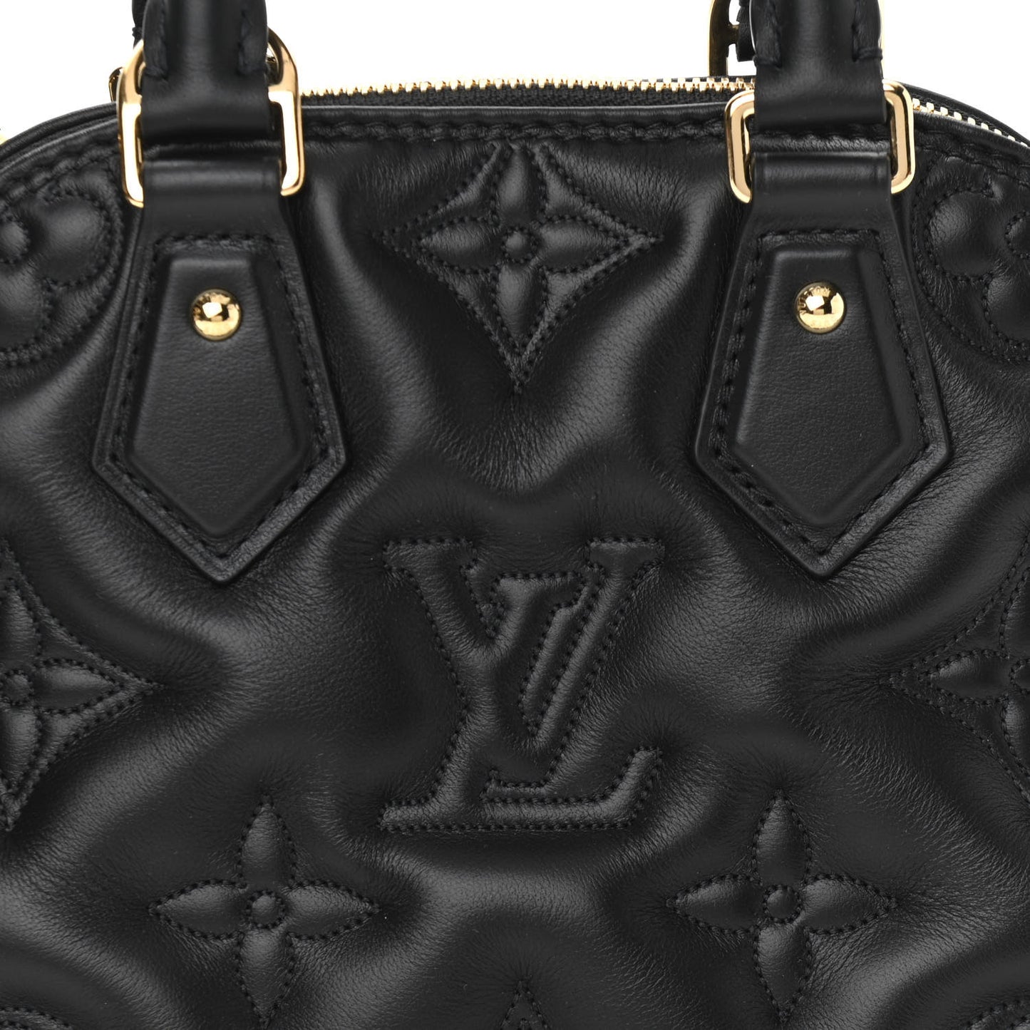 Calfskin Bubblegram Alma BB Black
