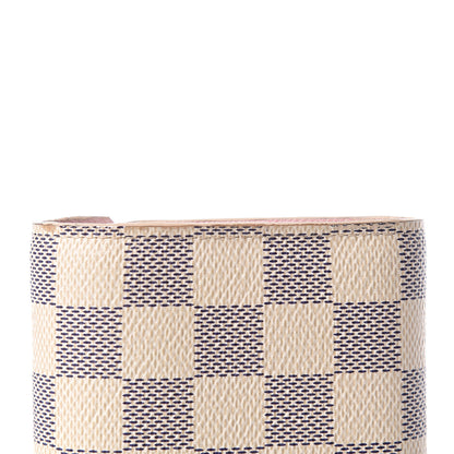 Louis Vuitton Damier Azur Victorine Wallet Rose Ballerine 13 of 14