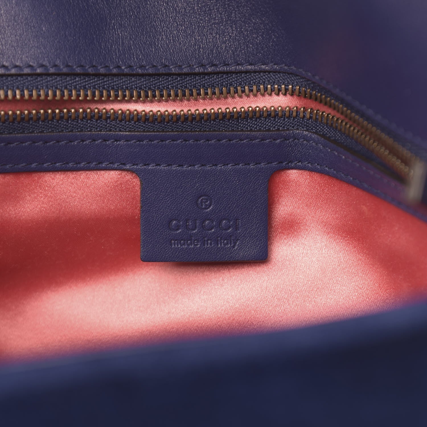 Gucci Velvet Matelasse Medium GG Marmont Shoulder Bag Cobalt Blue 6 of 13