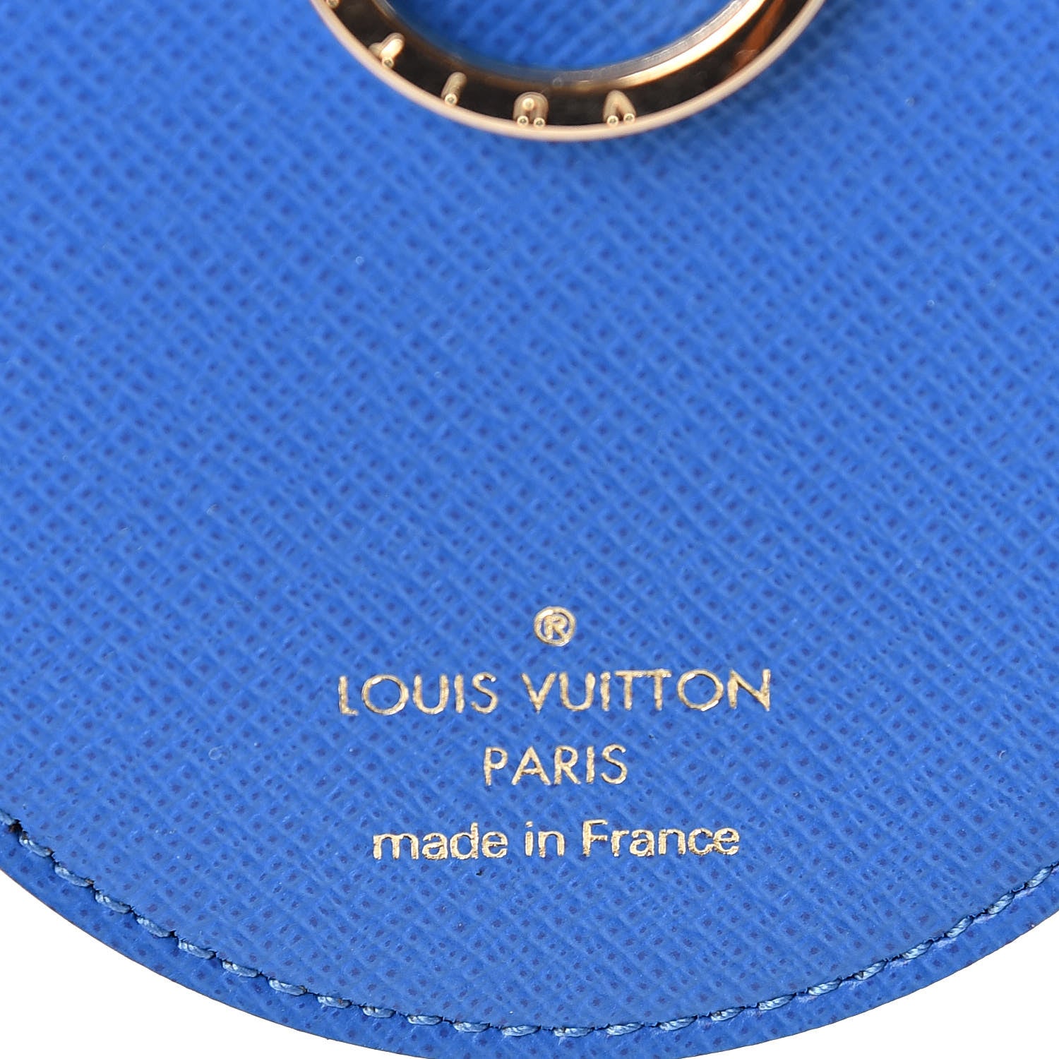 Louis Vuitton Monogram 2019 Christmas Animation Venice Bag Charm Key Ring Blue 3 of 4