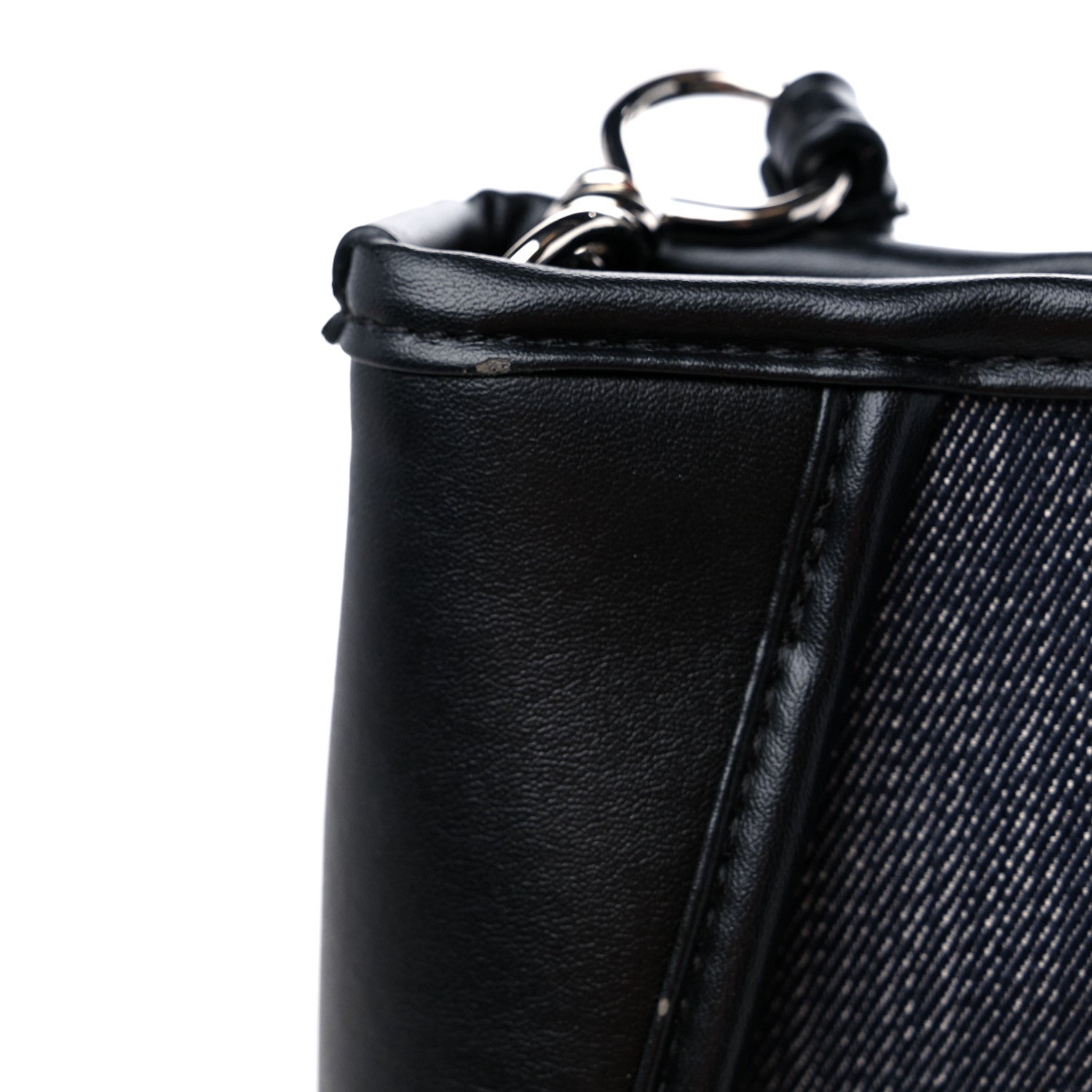 Stella McCartney Eco Alter Denim Perforated Logo Mini Crossbody 12 of 12