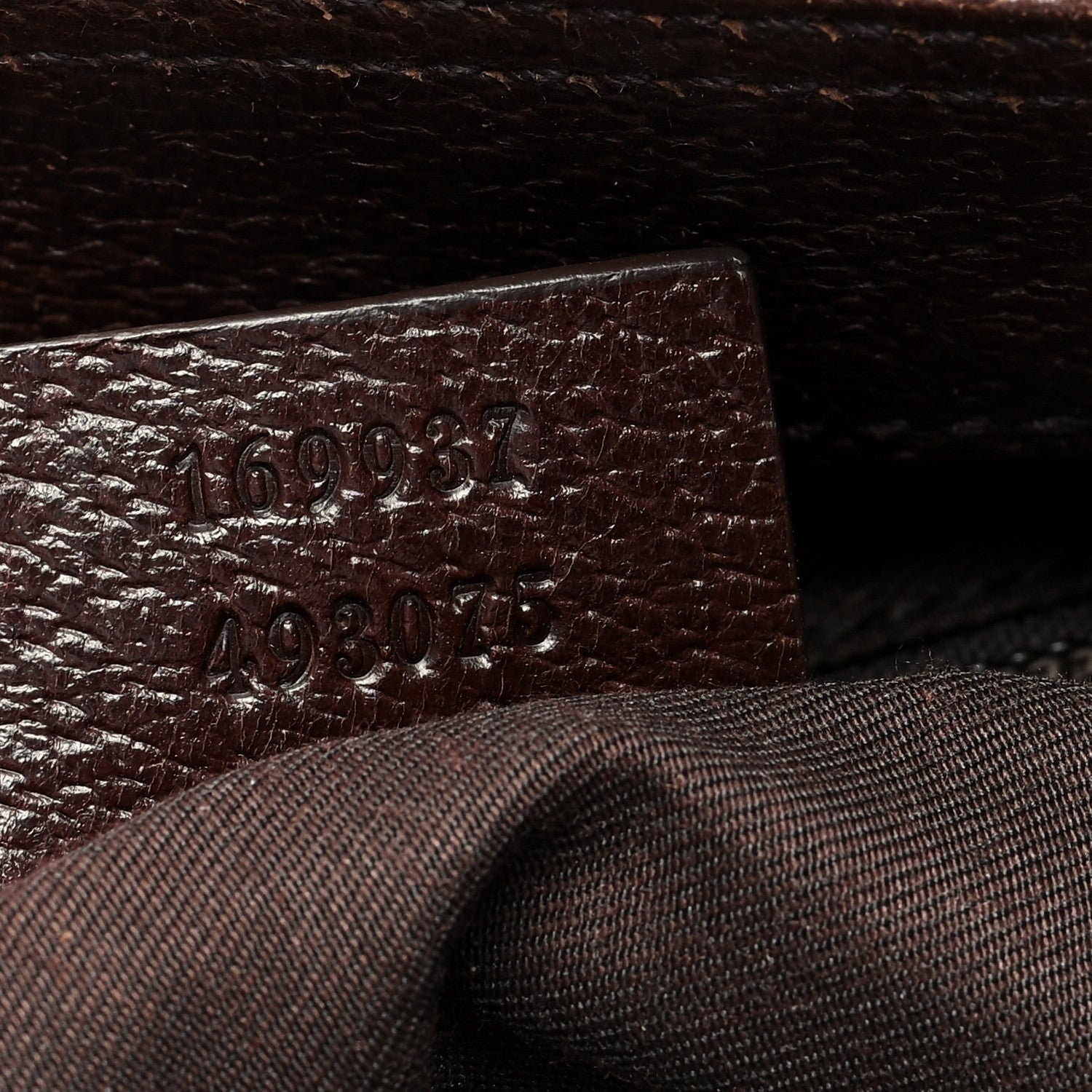 Gucci Monogram Web Medium Double Pocket Messenger Bag Dark Brown 7 of 11