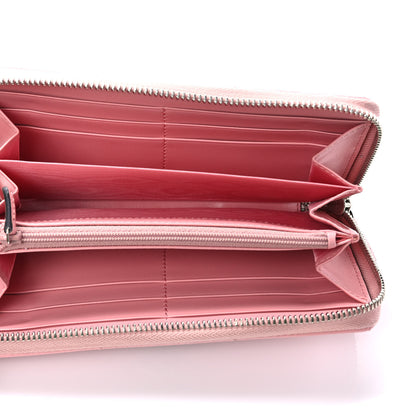 Gucci Calfskin Matelasse GG Marmont Zip Around Wallet Wild Rose 5 of 7