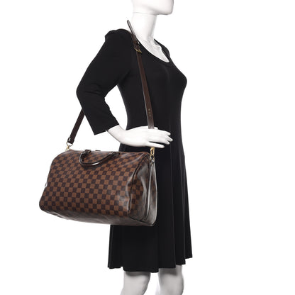 Louis Vuitton Damier Ebene Speedy Bandouliere 35 2 of 13