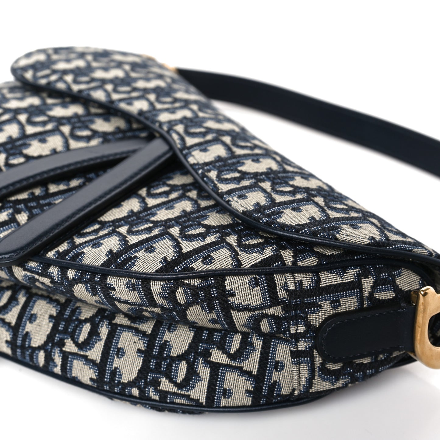 Oblique Saddle Bag Blue