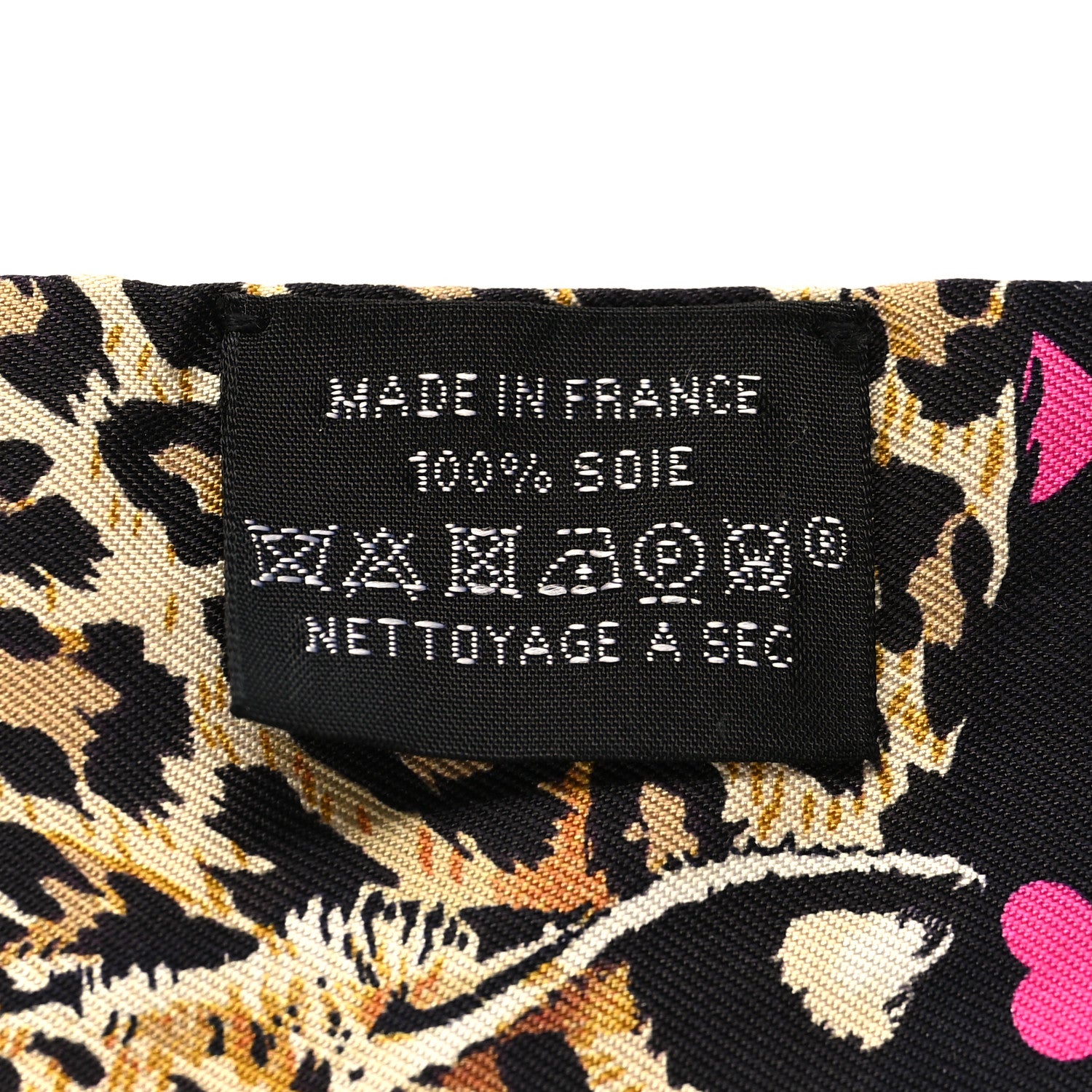 Hermes Silk Jungle Love Love Twilly Black Vert Rose Vif 3 of 4