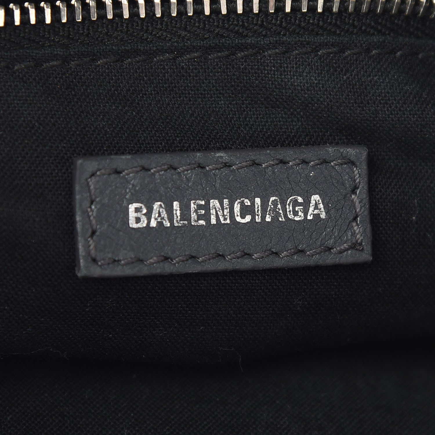 Balenciaga Agneau Classic Silver Hardware Mini City Gris Fossile 6 of 9
