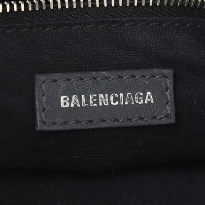 Balenciaga Agneau Classic Silver Hardware Mini City Gris Fossile 6 of 9