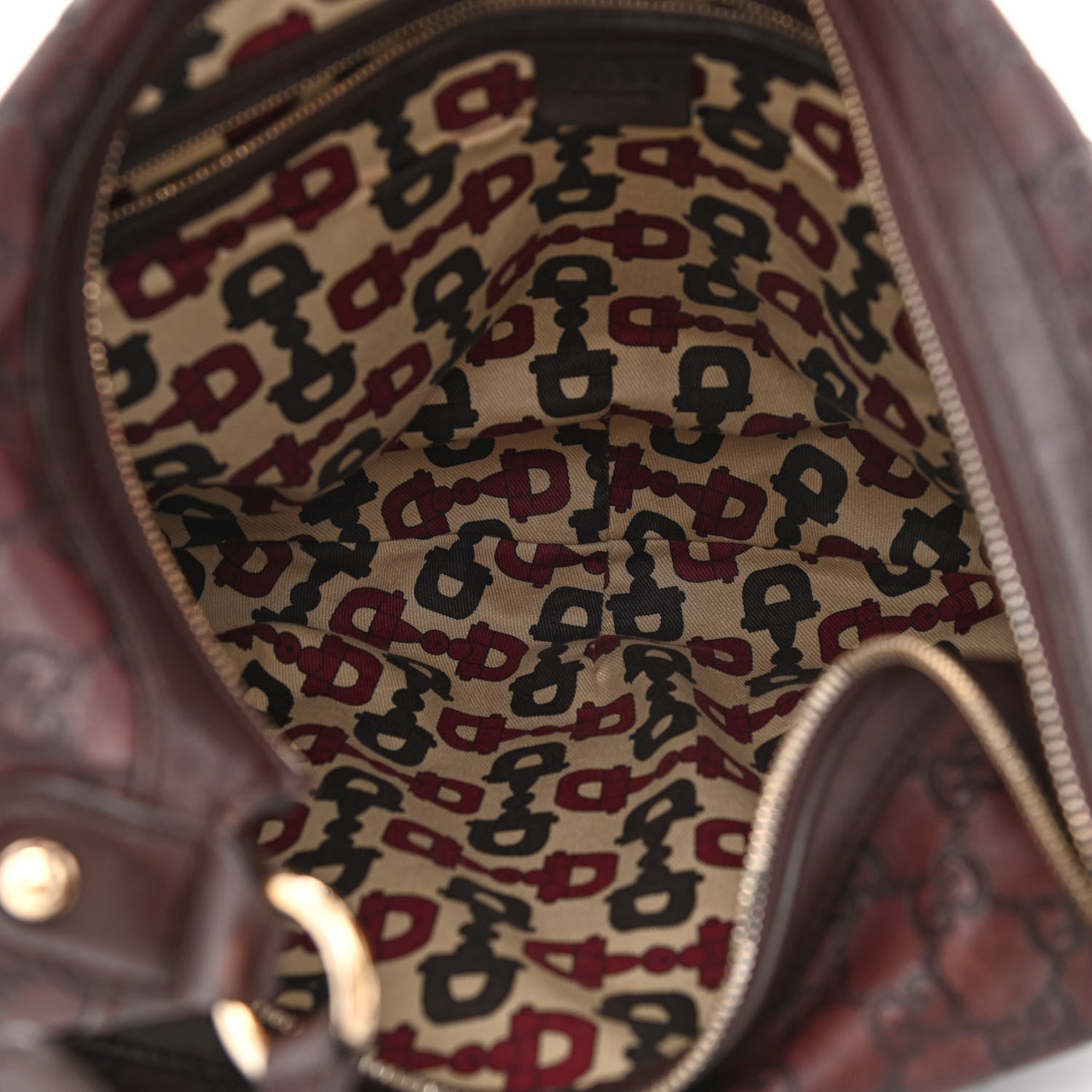 Gucci Guccissima Large Biba Hobo Dark Brown 5 of 12