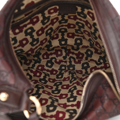 Gucci Guccissima Large Biba Hobo Dark Brown 5 of 12