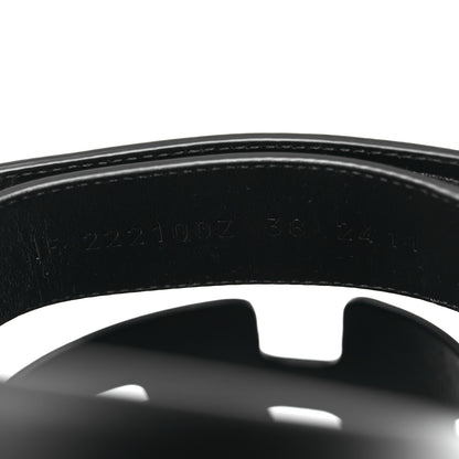 Hermes Calfskin Womens Chypre Sandals 38 Black 10 of 12