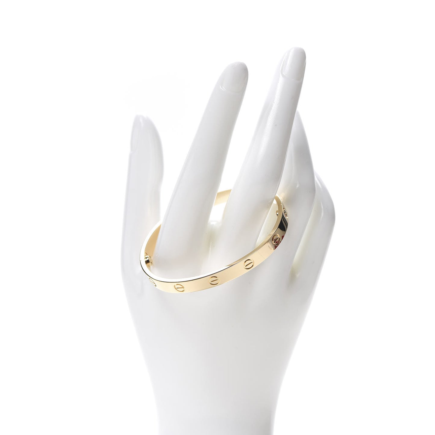 18K Yellow Gold LOVE Bracelet 17