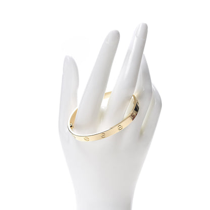 Cartier 18K Yellow Gold LOVE Bracelet 17 2 of 7