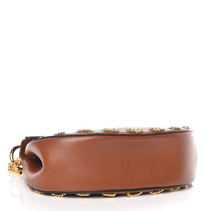 Chloe Calfskin Drew Chain Shoulder Bag Tobacco 4 of 15