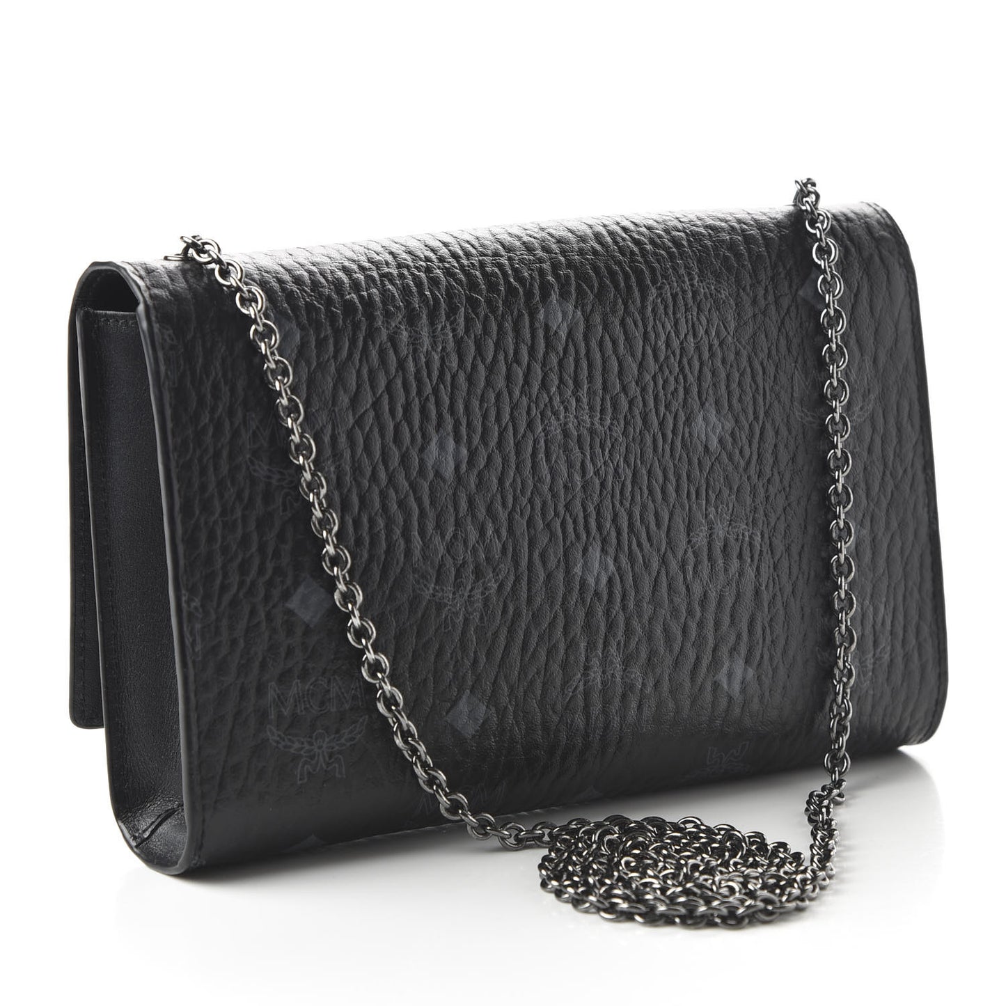 Visetos Studded Chain Wallet Black