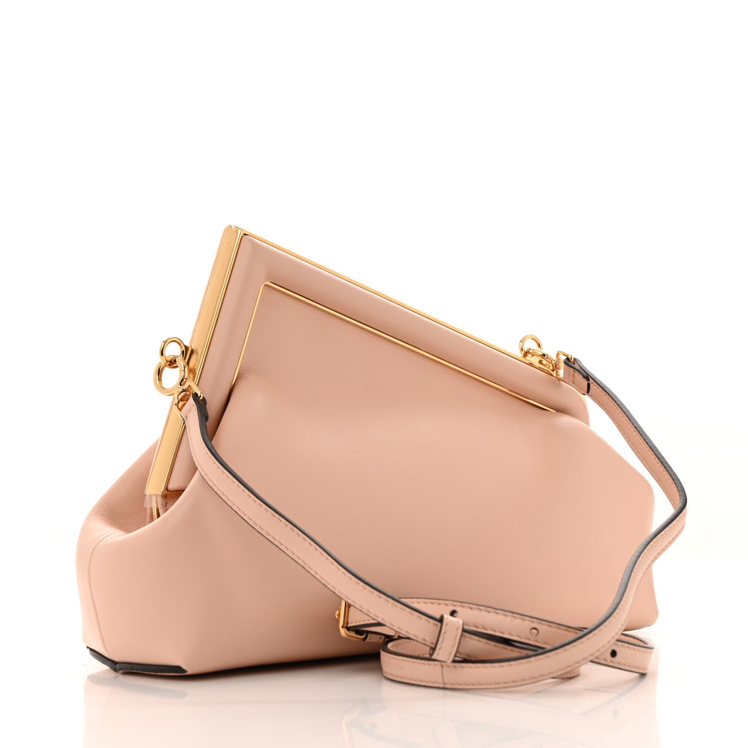 Fendi Shiny Nappa Small Fendi First Light Rose 3 of 10