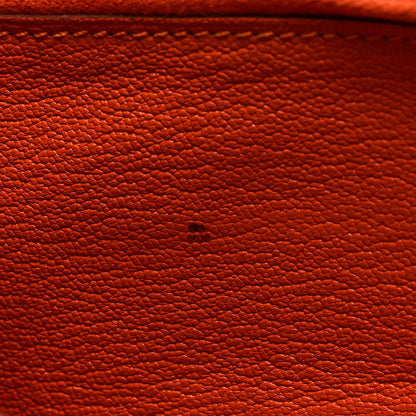 Hermes Chevre Mysore Kelly Longue Wallet Orange 13 of 18