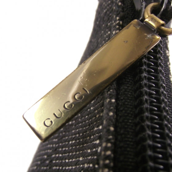 Denim Monogram Small Hobo