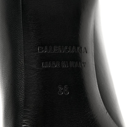 Balenciaga Nappa Square Knife 80mm Pumps 36 Black 6 of 9