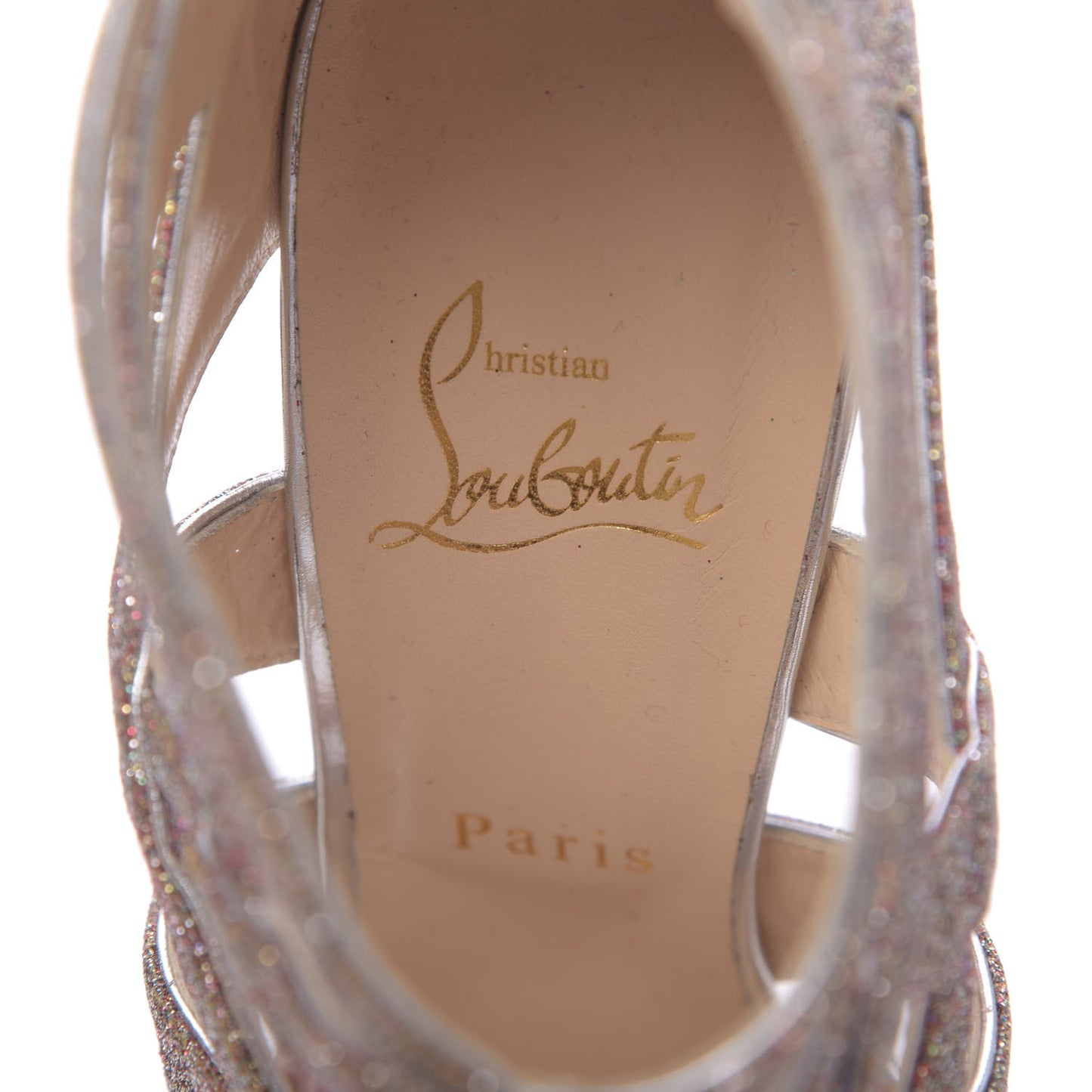 Glitter Mini Specchio Balota 150 Platform Sandals 39 Multi Silver