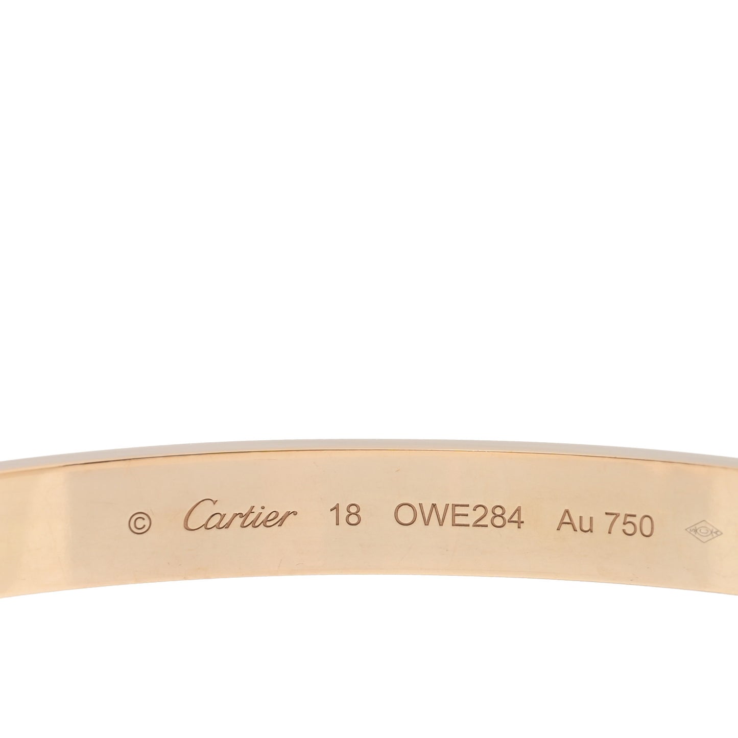 18K Yellow Gold LOVE Bracelet 18