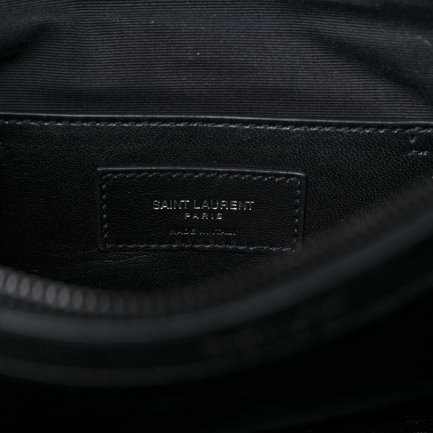 Saint Laurent Sheepskin Matelasse Chevron Monogram Monochrome Large College Satchel Black 7 of 13