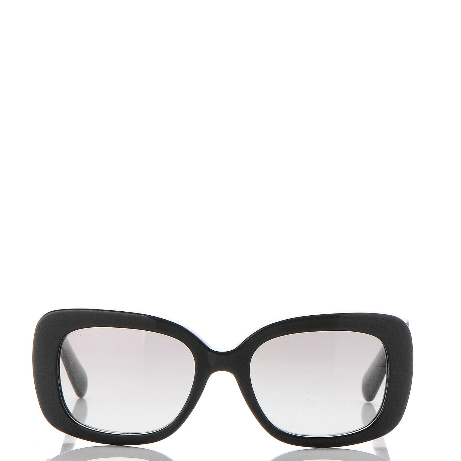 Prada Acetate Baroque Sunglasses SPR 27O Black 2 of 8