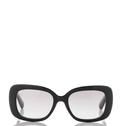 Prada Acetate Baroque Sunglasses SPR 27O Black 2 of 8