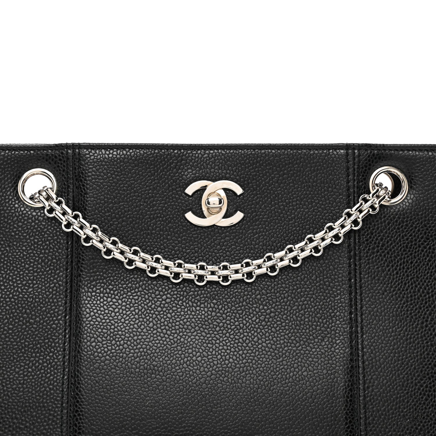 Chanel Grained Calfskin Bijoux Chain Shoulder Bag Black 5 of 10