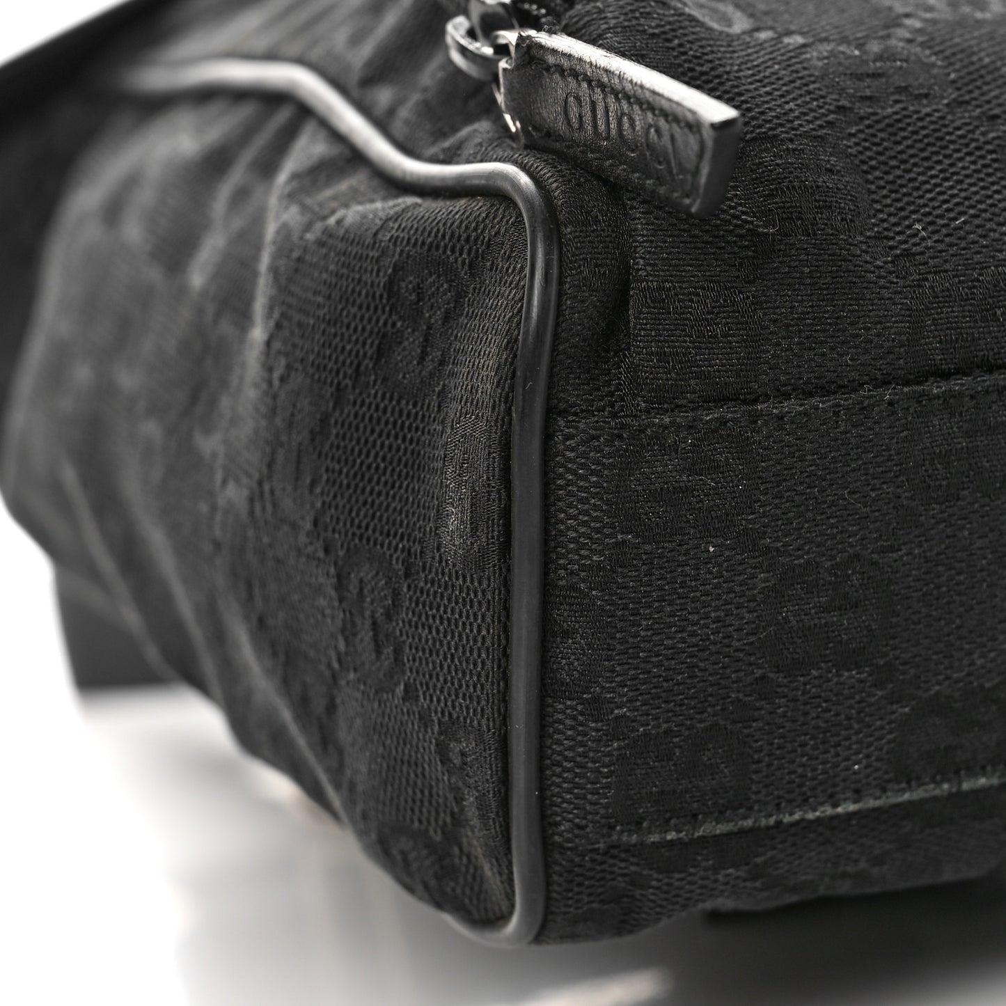 Monogram Flap Backpack Black