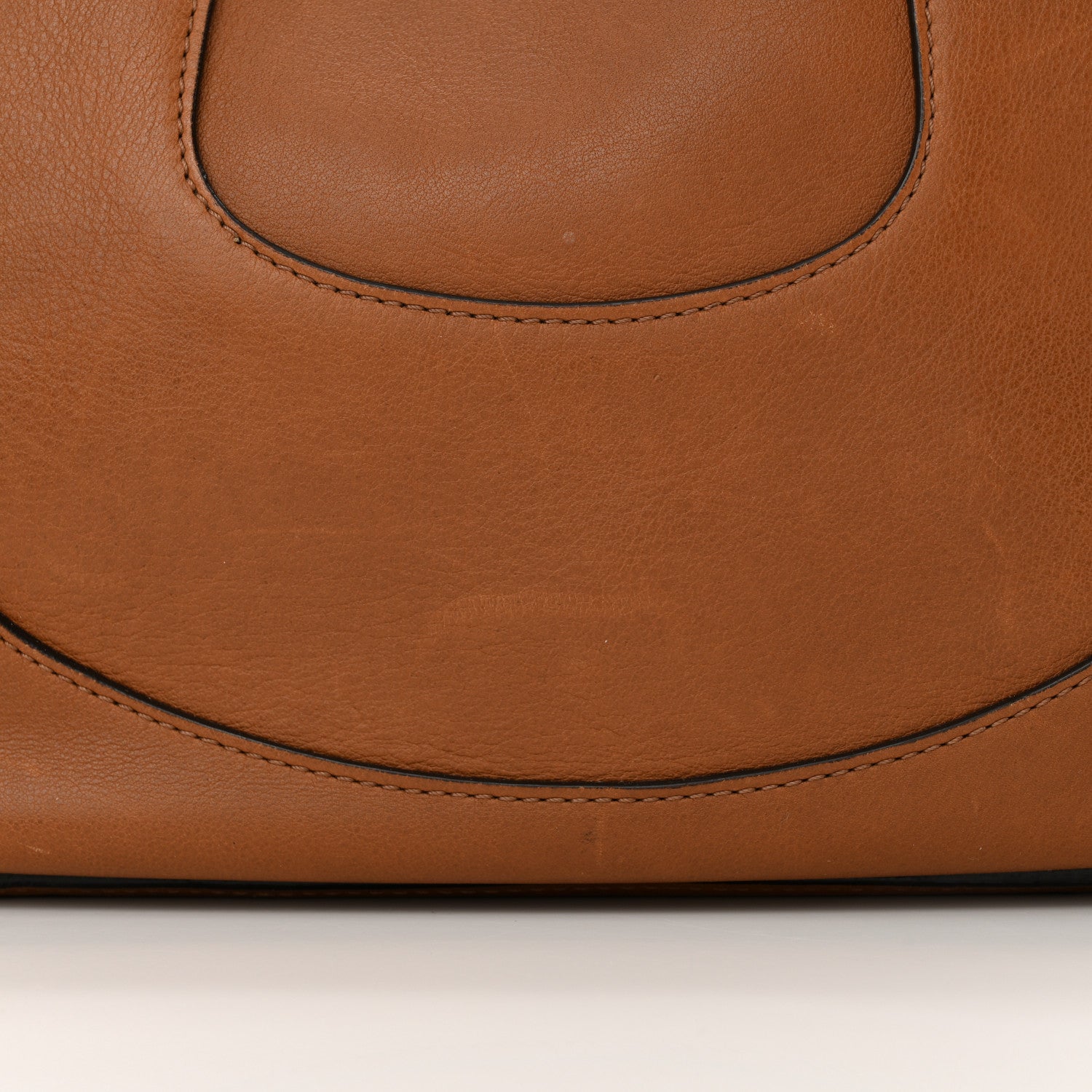 Chloe Grained Calfskin Small Hayley Hobo Tan 13 of 15