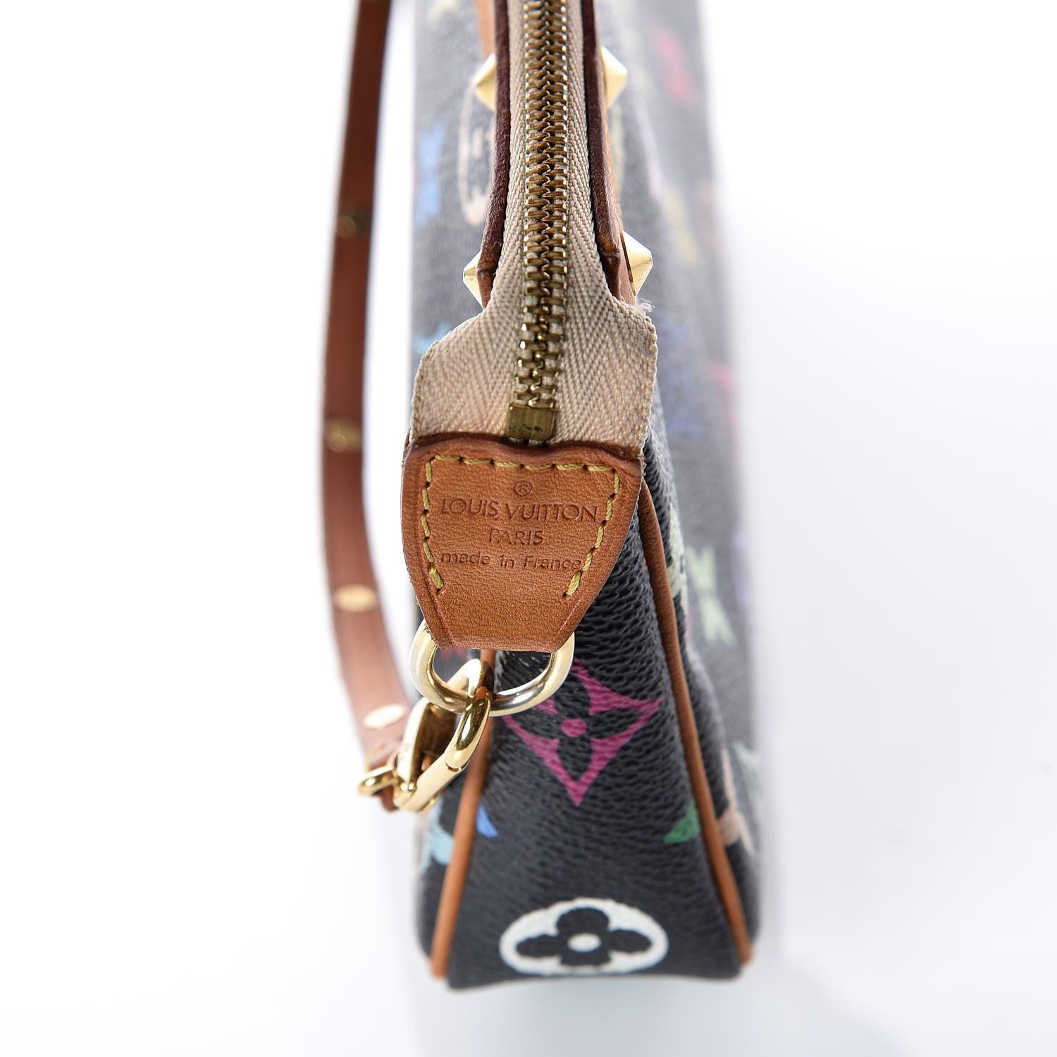 Louis Vuitton Monogram Multicolor Pochette Accessories Black 6 of 16