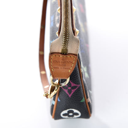 Louis Vuitton Monogram Multicolor Pochette Accessories Black 6 of 16