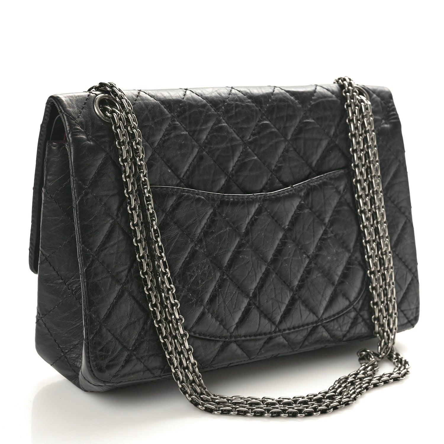 Chanel Aged Calfskin Quilted 2.55 Reissue 226 Flap Black 3 of 10