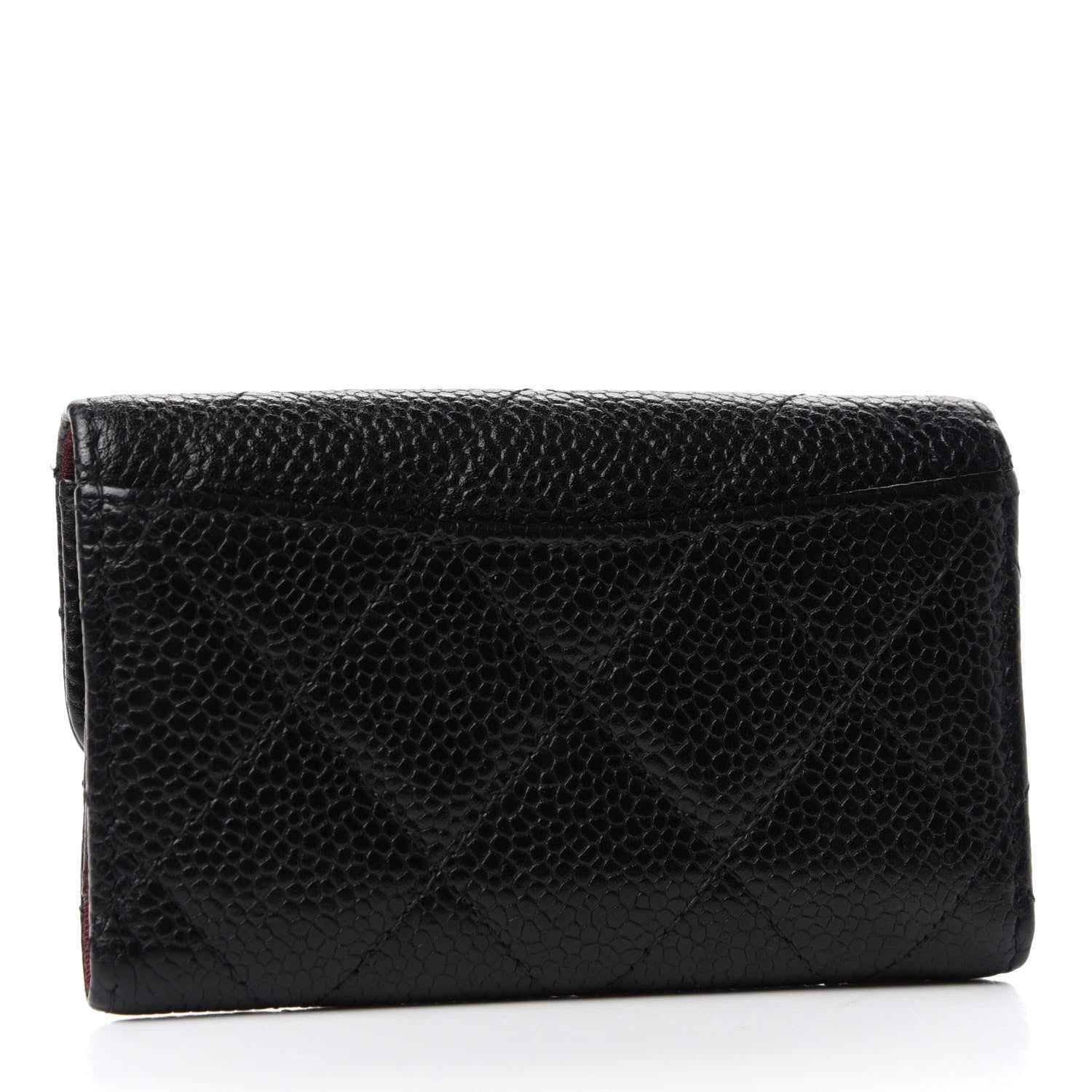 Chanel Caviar Quilted 6 Key Holder Black 3 of 9