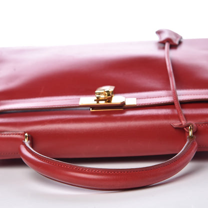 Hermes Box Kelly Retourne 28 Rouge Vif 11 of 41