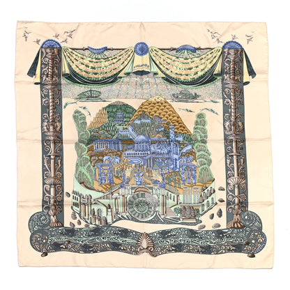 Hermes Silk L'Atlantide Scarf 90 1 of 5