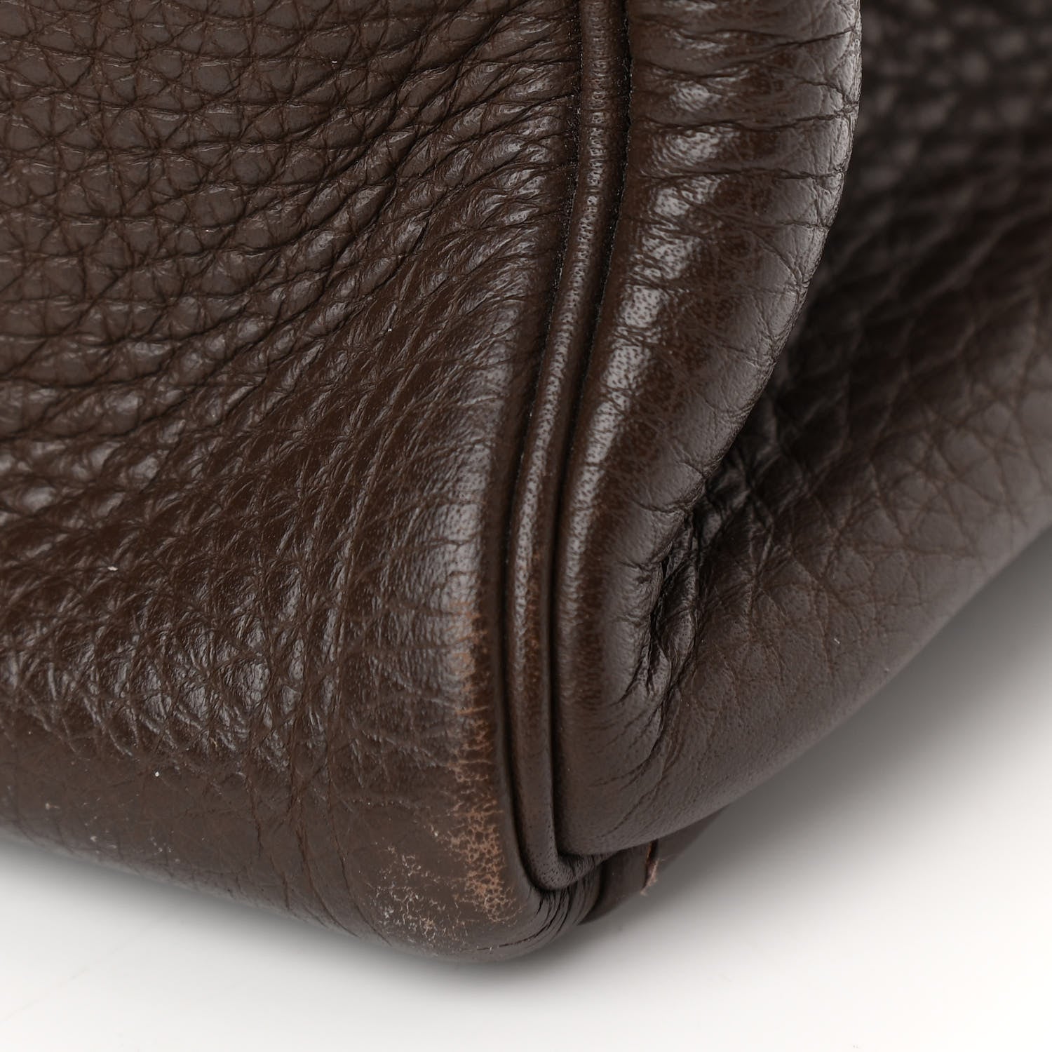 Hermes Taurillon Clemence Kelly Retourne 32 Chocolate 13 of 16