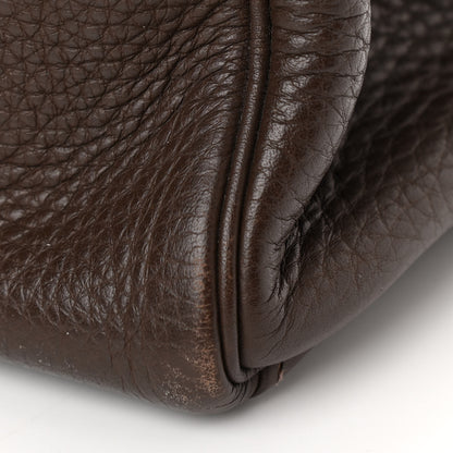 Hermes Taurillon Clemence Kelly Retourne 32 Chocolate 13 of 16